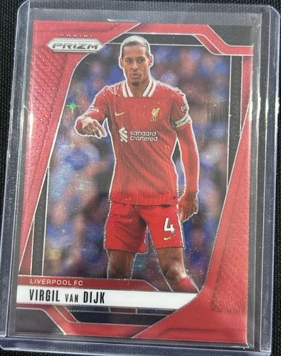 Virgil van Dijk 2024 Panini Prizm Red Prizm 13/25