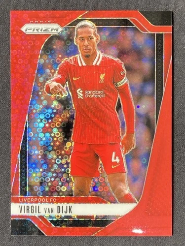 Virgil van Dijk 2025 Panini Prizm Red Prizm /49