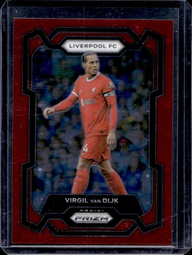 Virgil van Dijk 2023 Panini Prizm Red Stars /25