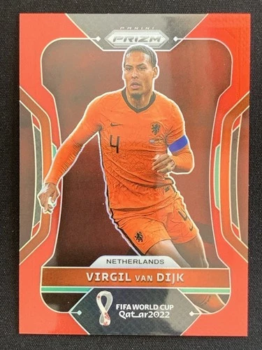 Virgil van Dijk 2022 Panini Prizm Roja /399