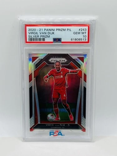 Virgil van Dijk 2020 Panini Prizm Silver