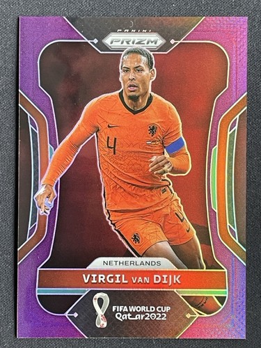 Virgil van Dijk 2022 Panini Prizm Viola /199