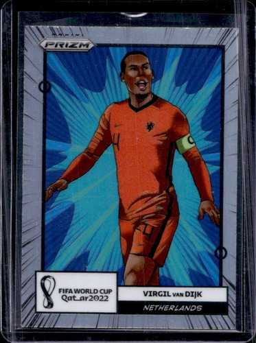 Virgil van Dijk 2022 Panini Prizm World Cup #14