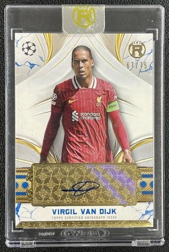 Virgil van Dijk 2024 Topps Reverence Blue 67/75