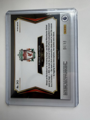 Virgil van Dijk 2024 Panini Select /48