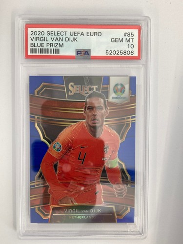 Virgil van Dijk 2020 Panini Select Blue /225