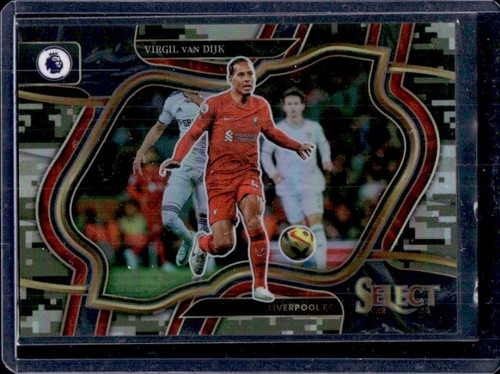 Virgil van Dijk 2022 Panini Select Camo Field Level /199