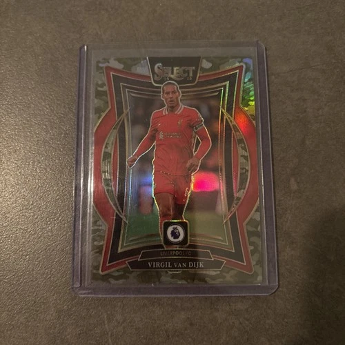 Virgil van Dijk 2024 Panini Select Camouflage Prizm Silver /150