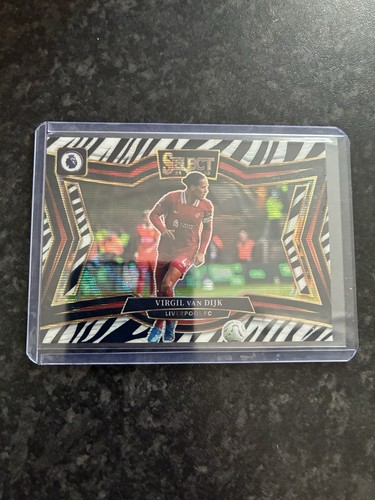 Virgil van Dijk 2024 Panini Select Field Level Zebra