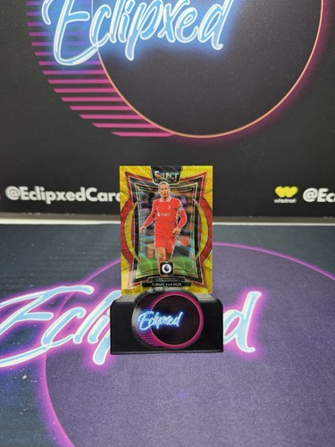 Virgil van Dijk 2024 Panini Select Gold Wave /10