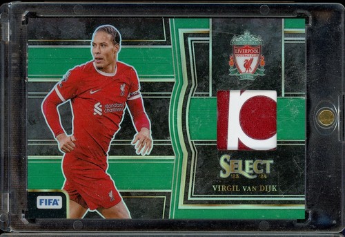 Virgil van Dijk 2023 Panini Select Green Prizm /5