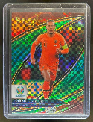 Virgil van Dijk 2020 Panini Select Green Prizm /5
