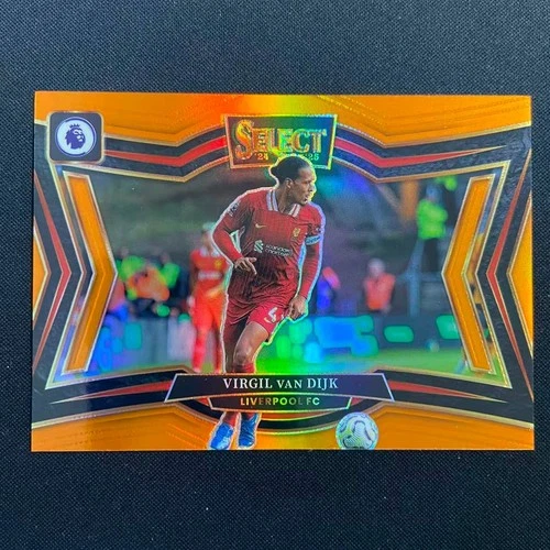 Virgil van Dijk 2024 Panini Select Orange Prizm /75