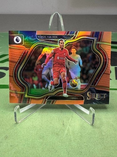 Virgil van Dijk 2023 Panini Select Orange Prizm /75