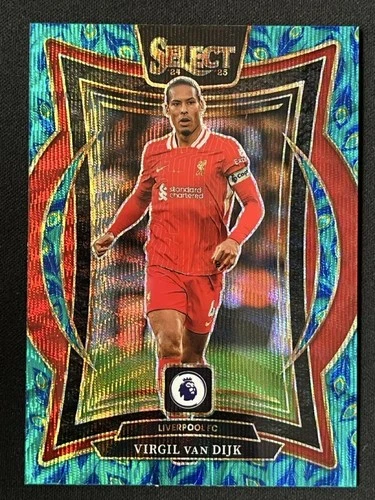 Virgil van Dijk 2024 Panini Select Peacock Prizm #44