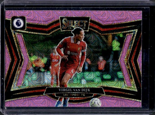 Virgil van Dijk 2024 Panini Select Pink Mojo #243