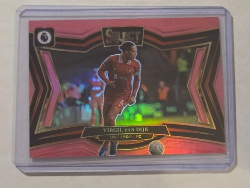 Virgil van Dijk 2024 Panini Select Pink Prizm /99
