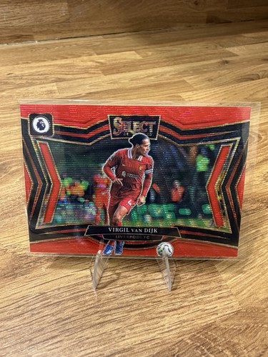 Virgil van Dijk 2024 Panini Select Premier League Red /88