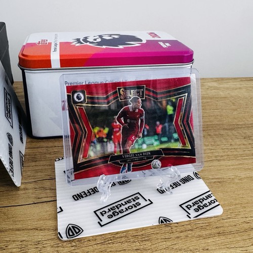 Virgil van Dijk 2024 Panini Select Premier League Red Wave /88