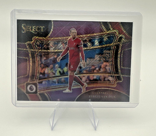 Virgil van Dijk 2023 Panini Select Purple Mojo