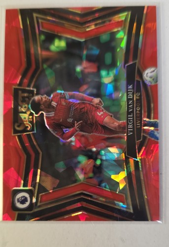 Virgil van Dijk 2024 Panini Select Red Ice