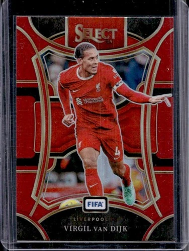 Virgil van Dijk 2023 Panini Select Red Prizm #109