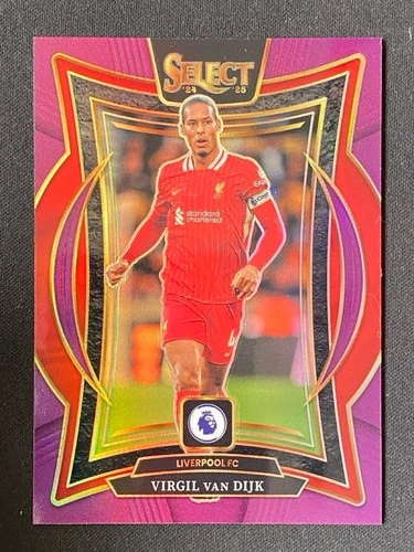 Virgil van Dijk 2024 Panini Select Terrace Purple /140