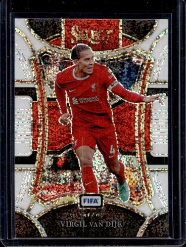 Virgil van Dijk 2023 Panini Select White Sparkle Prizm #109