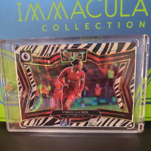 Virgil van Dijk 2024 Panini Select Zebra