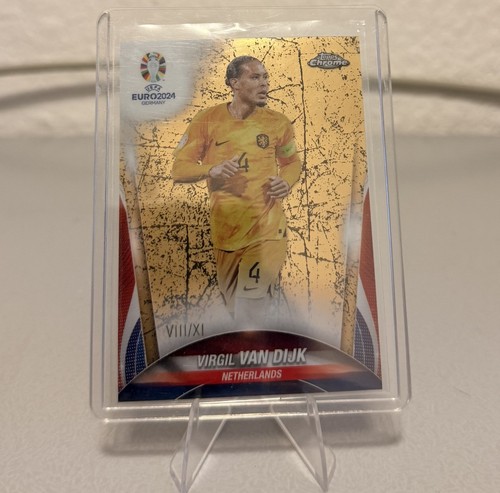 Virgil van Dijk 2024 Topps Chrome UEFA EURO