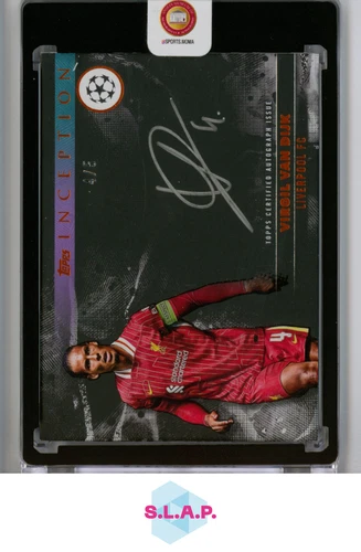 Virgil van Dijk 2024 Topps Inception UCC Orange Foil /5