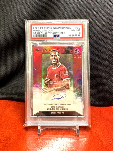 Virgil van Dijk 2024 Topps Inception UCC Red Foil /10