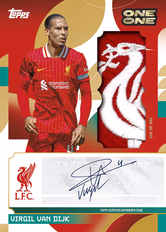 Virgil van Dijk 2024 Topps Knockout UEFA Club Competitions