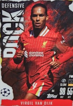 Virgil van Dijk 2024 Topps Match Attax UEFA Club Competitions