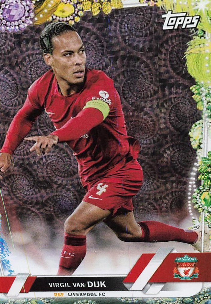 Virgil van Dijk 2022 Topps UEFA Club Competitions Carnaval Edition