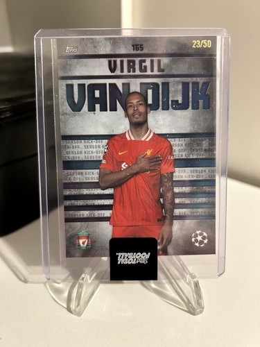 Virgil van Dijk 2024 Topps Total Blue /50