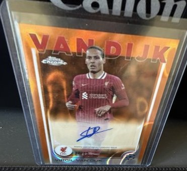 Virgil van Dijk 2024 Topps UCC Chrome /175, /199