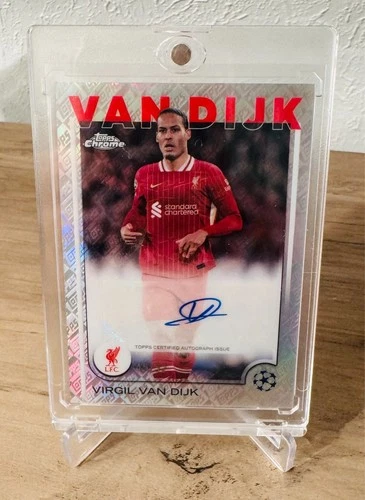 Virgil van Dijk 2024 Topps UCC Chrome /52