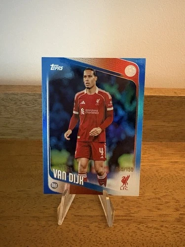 Virgil van Dijk 2025 Topps UCC Flagship Blue /150