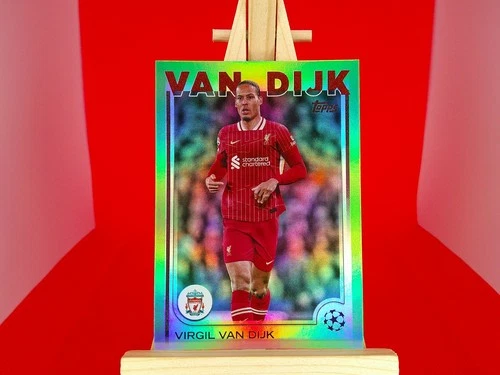Virgil van Dijk 2024 Topps UCC Flagship Green Foil /199