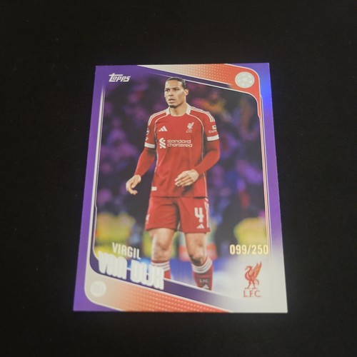 Virgil van Dijk 2025 Topps UCC Flagship Purple /250