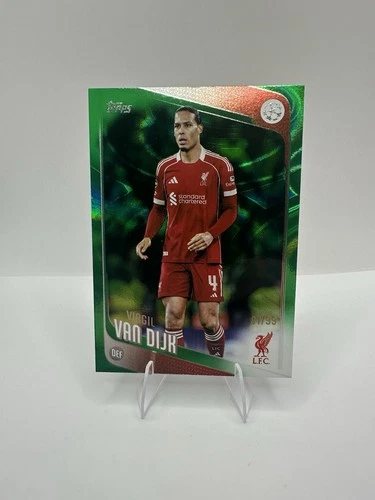 Virgil van Dijk 2025 Topps UCC Green /99