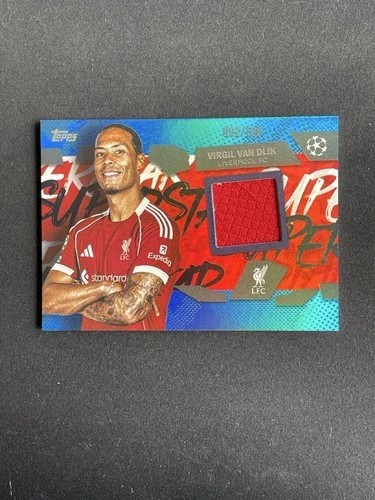 Virgil van Dijk 2024 Topps UEFA Blue /150