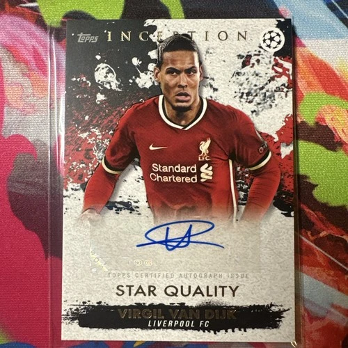 Virgil van Dijk 2021 Topps UEFA Champions League Inception