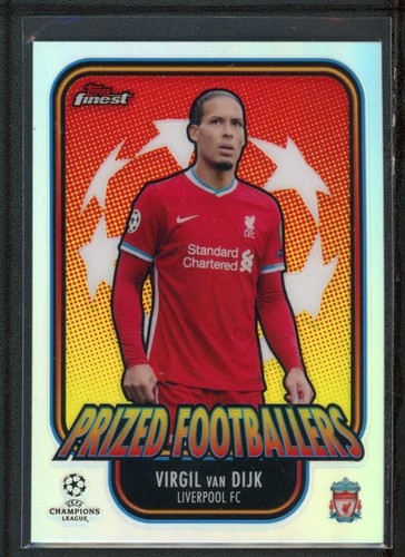 Virgil van Dijk 2021 Topps UEFA Champions League Refractor