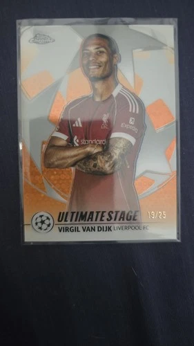 Virgil van Dijk 2025 Topps UEFA Club Competition Chrome /25