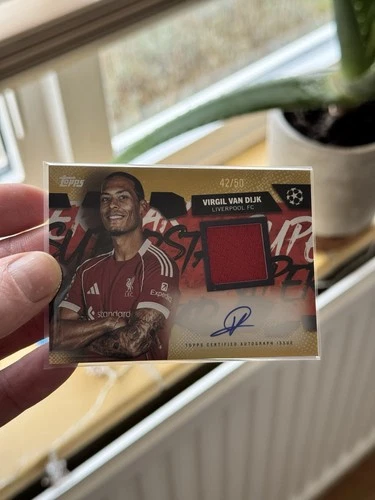 Virgil van Dijk 2025 Topps UEFA Club Competitions /50