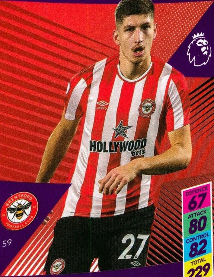 Vitaly Janelt 2021 Panini Adrenalyn XL Premier League