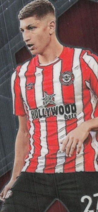 Vitaly Janelt 2021 Panini Mosaic Premier League
