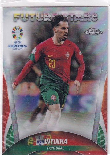Vitinha 2024 Topps Chrome Refractor